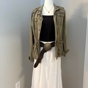 Olive Utility Jacket – Size Medium